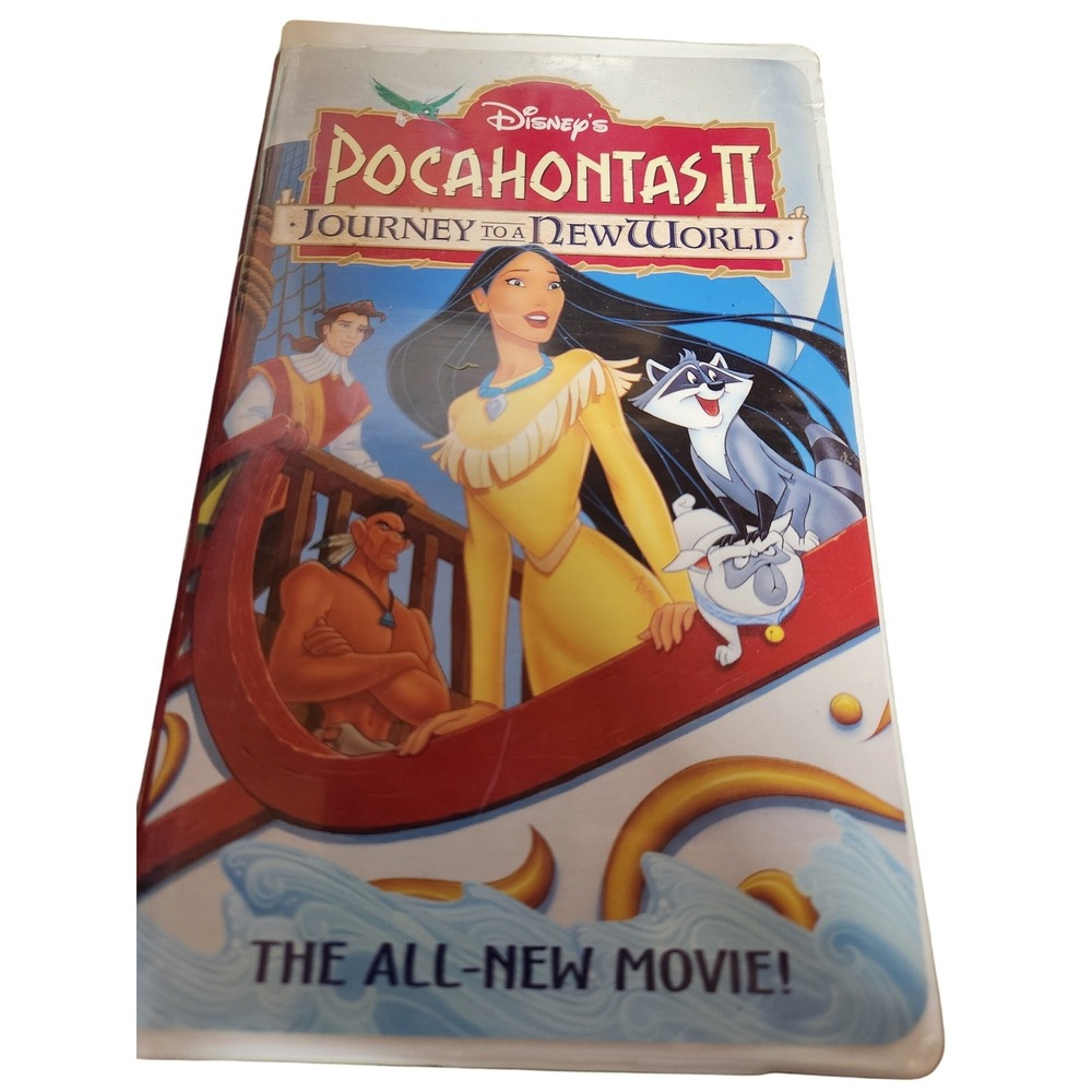 Disney Pocahontas II Journey to a New World VHS Walt Disney Home Video Clamshell